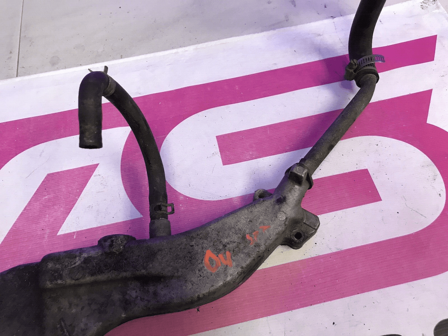 OEM 2004 Subaru WRX STi Engine Coolant Crossover Assembly