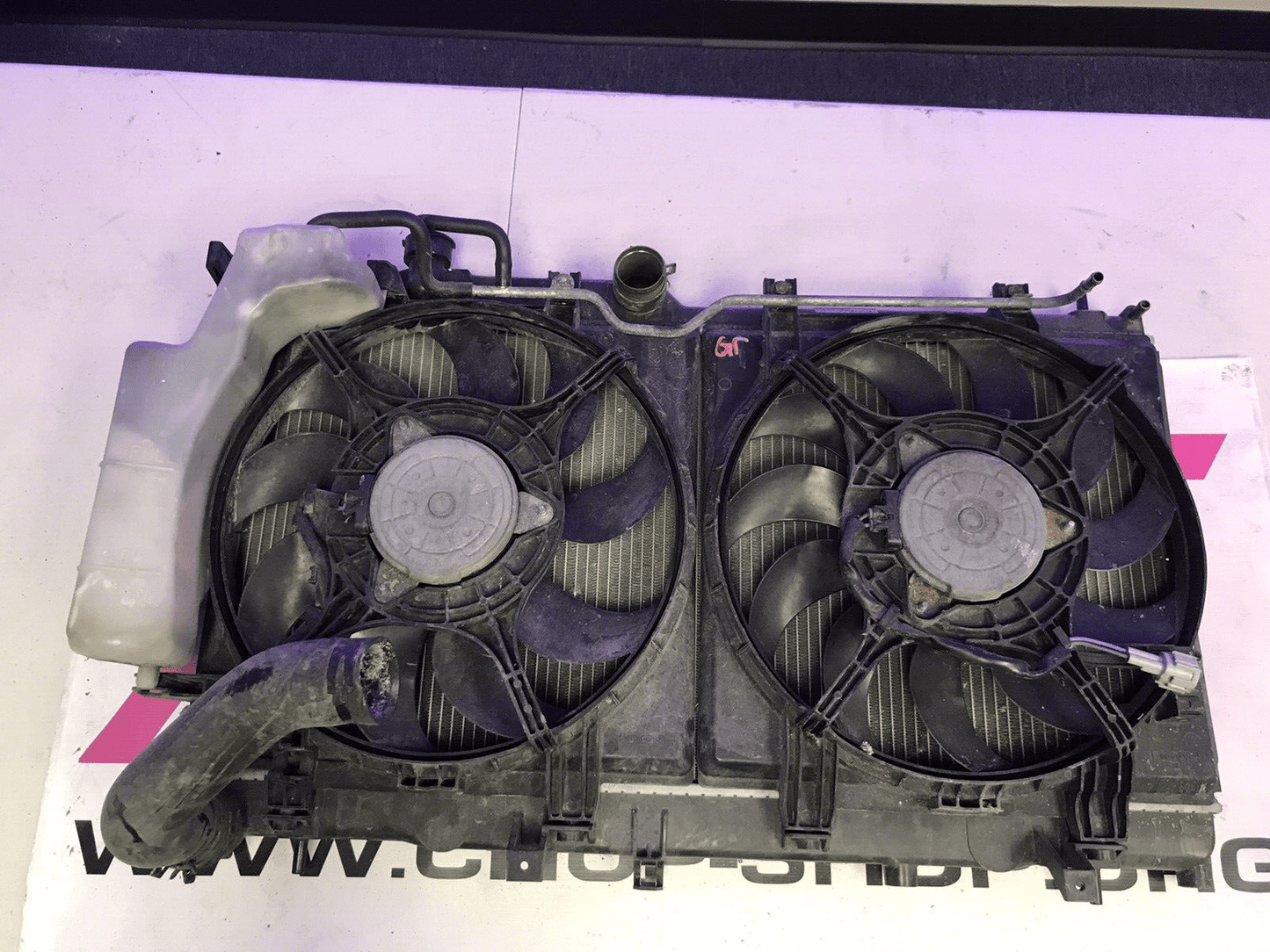 OEM 08-14 Subaru Impreza WRX STi Radiator Cooling Assy Fans Shroud