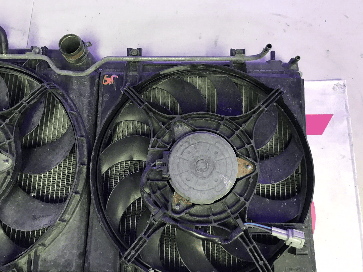 OEM 08-14 Subaru Impreza WRX STi Radiator Cooling Assy Fans Shroud
