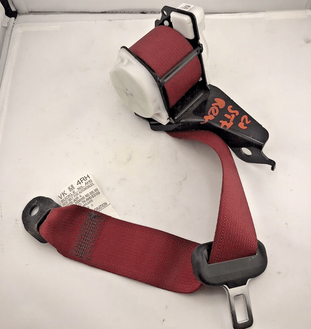 OEM 2015-2021 Subaru WRX STI Passenger Rear Right Seatbelt Assembly Red
