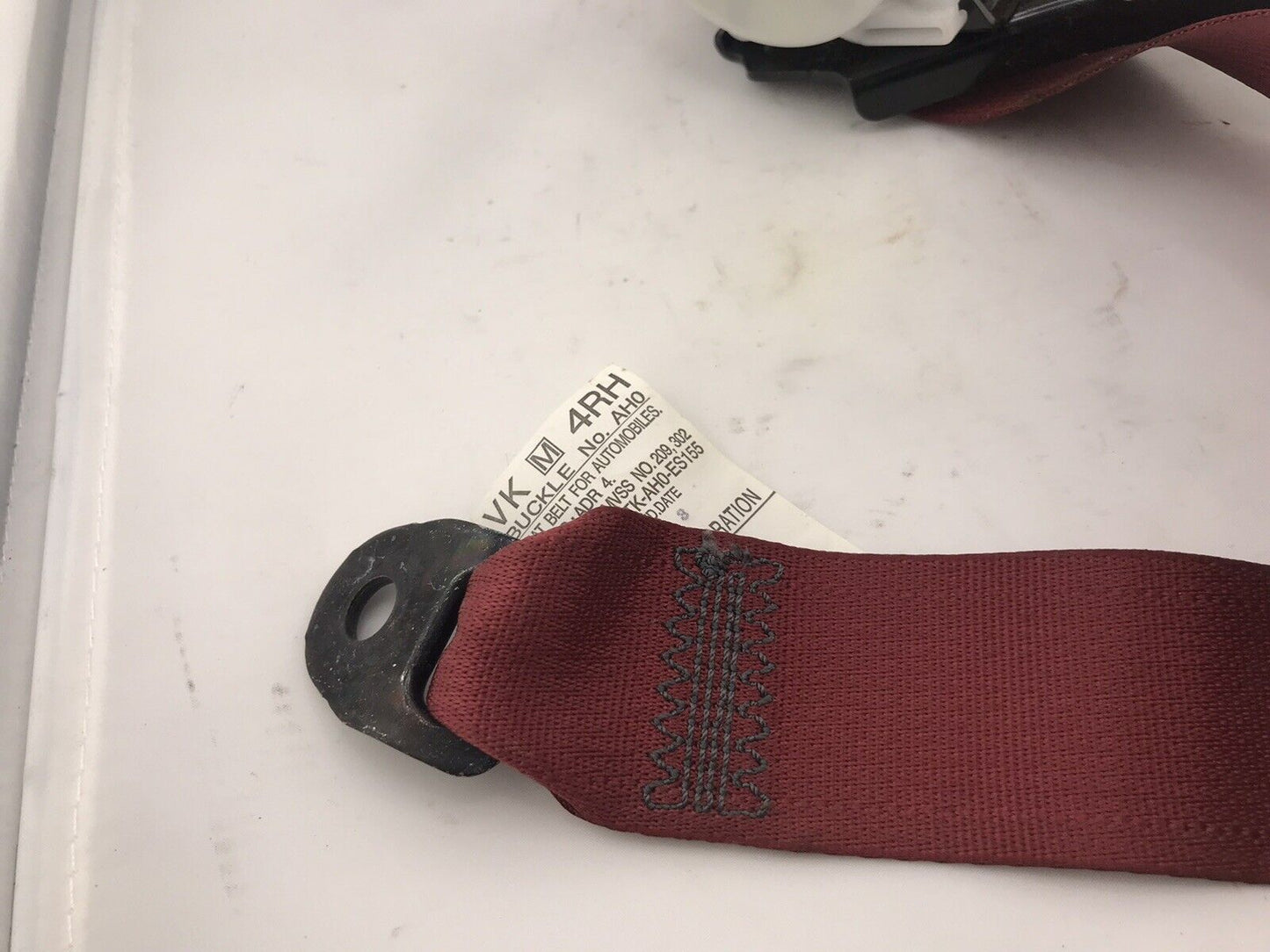 OEM 2015-2021 Subaru WRX STI Passenger Rear Right Seatbelt Assembly Red