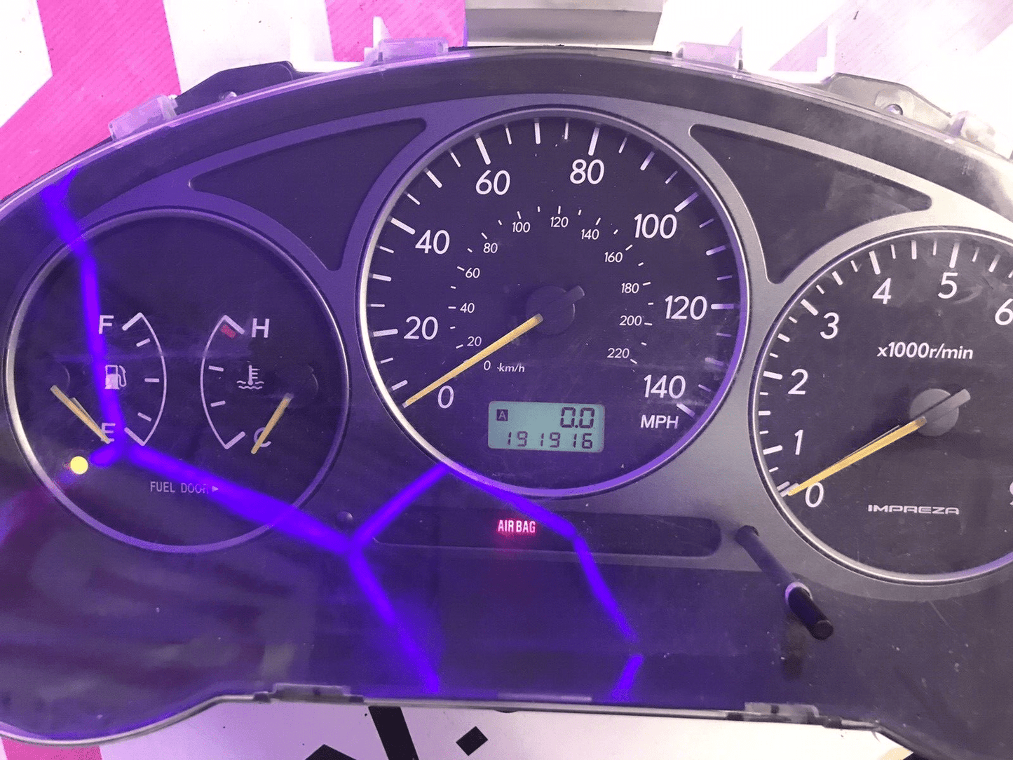 OEM Gauge Cluster 2002-2003 Subaru Impreza WRX 190K 85012FE100