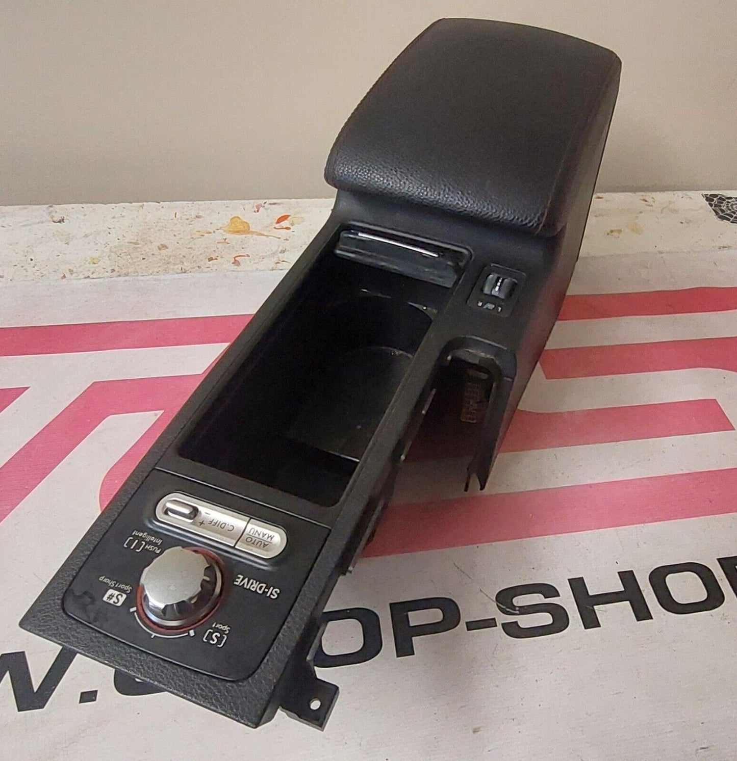 OEM 2008-2014 Subaru Impreza WRX STi Center Console Assembly w/ Heated Seats