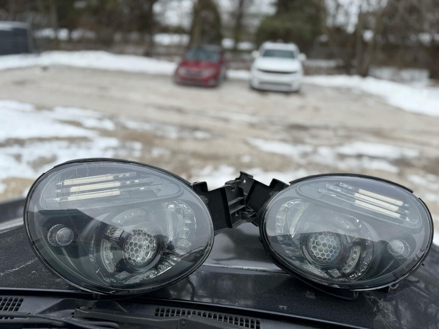 CIRCUIT DEMON HEADLIGHT PAIR 02-03 SUBARU WRX RETROFITS HID LED HONEYCOMB CUSTOM