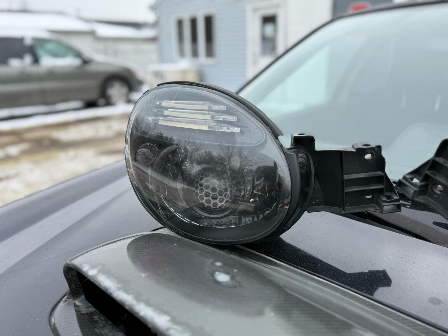 CIRCUIT DEMON HEADLIGHT PAIR 02-03 SUBARU WRX RETROFITS HID LED HONEYCOMB CUSTOM