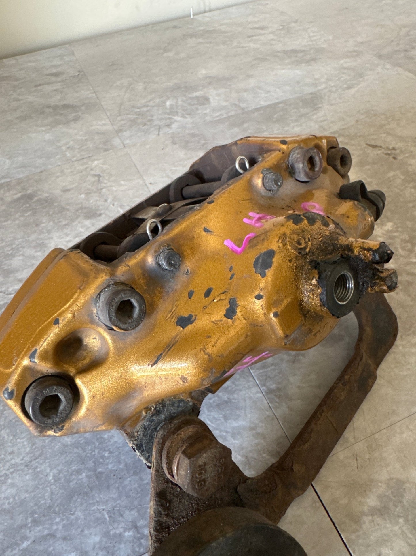 04-07 SUBARU WRX STI OEM LH DRIVER DRIVERS LEFT REAR BREMBO BRAKE CALIPER