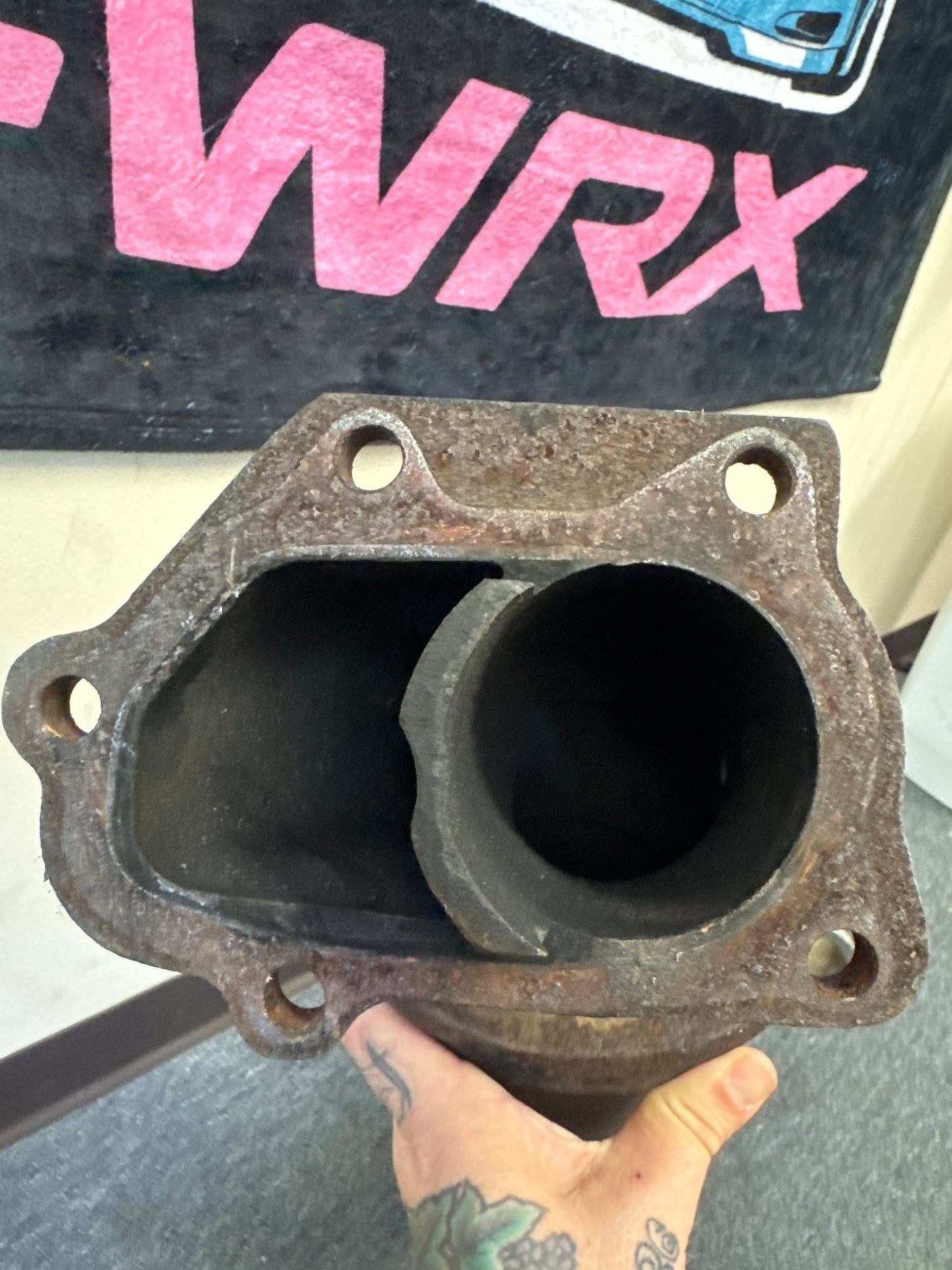 APS 3.5” Downpipe / Dual O2 Bungs Cast / Divorced Bellmouth
