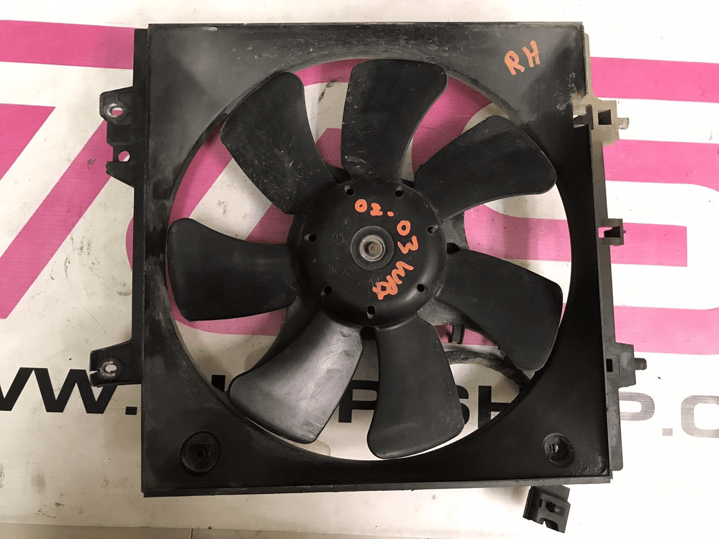 OEM 02-03 Subaru WRX RH Radiator Cooling Fan Assembly