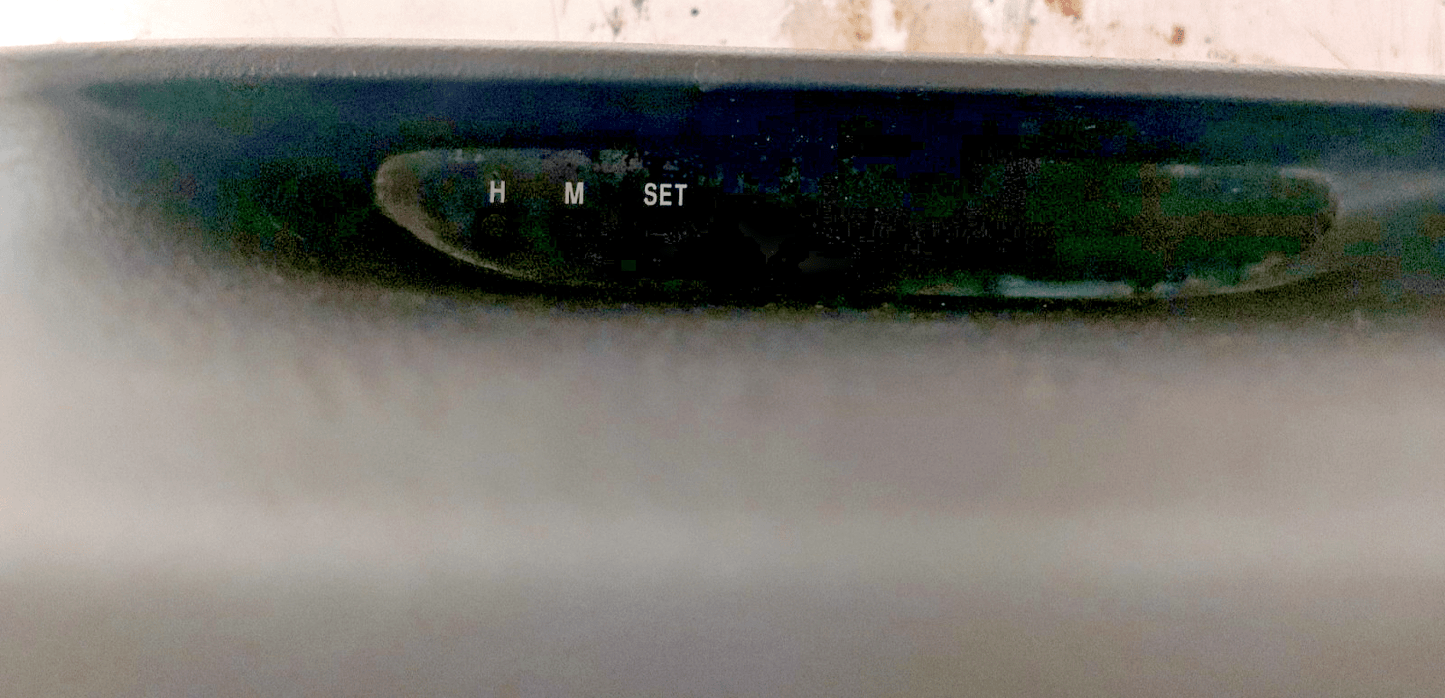OEM 2006-2007 Subaru Impreza WRX STi Center Dash Clock w/ Trim