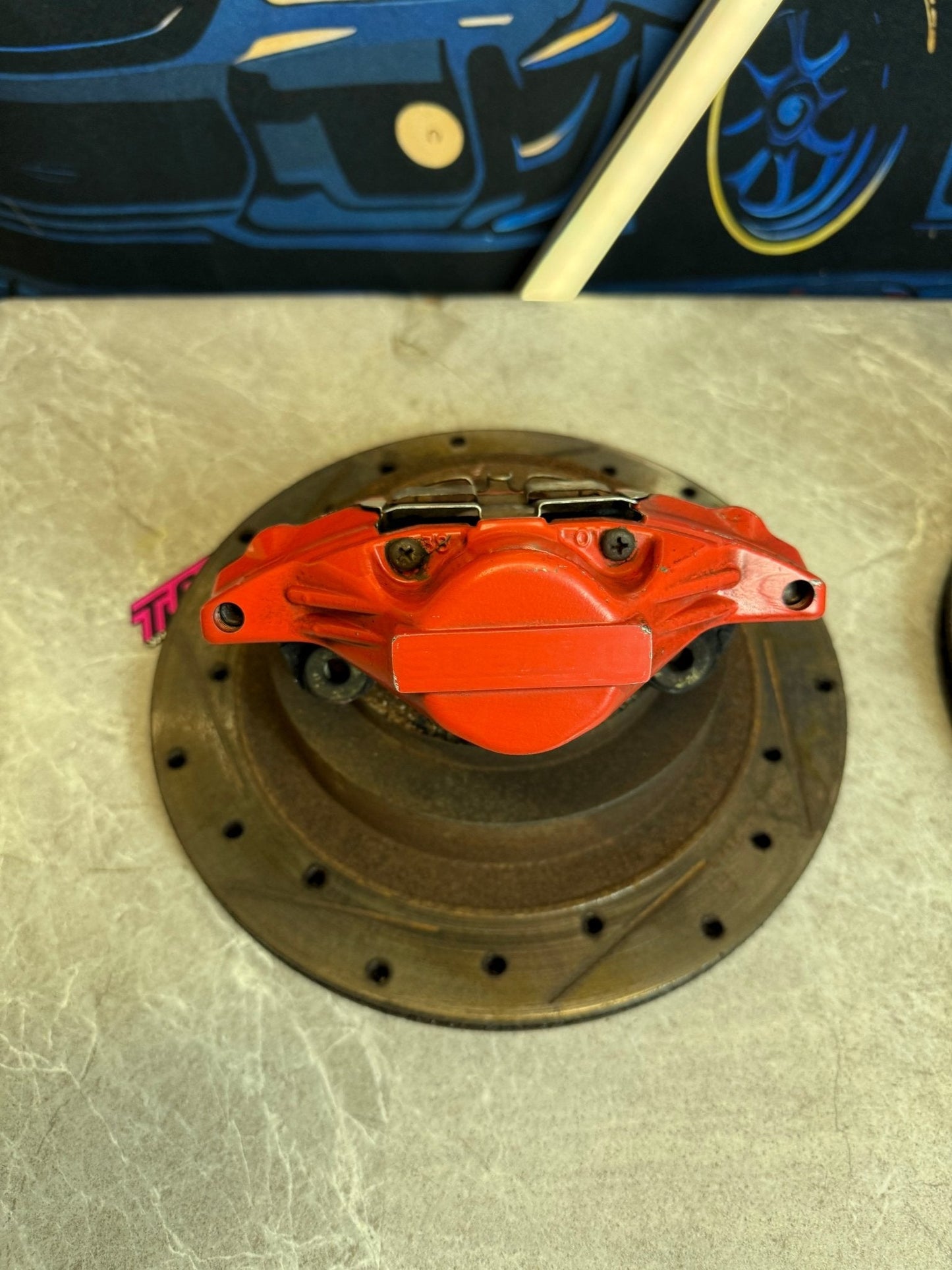 2006 2007 oem Fuji Subaru rear wrx brake calipers “ 2 pots “ 5x100 rotors bugeye blobeye