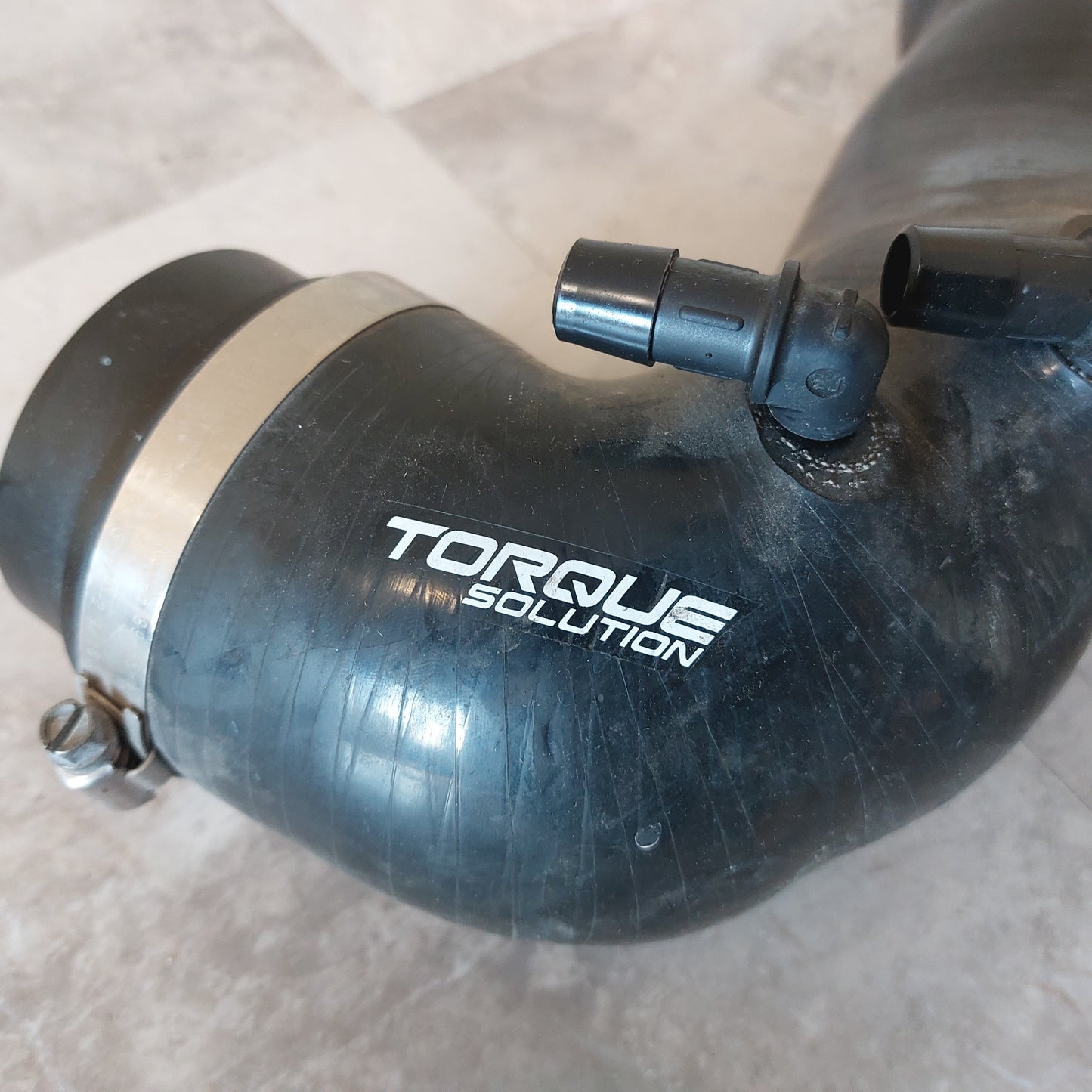 Torque Solution 3" (76mm) Turbo Inlet Hose (Recirc): Subaru WRX 02-07, STi 04-20, LGT 05-2009, FXT 04-13