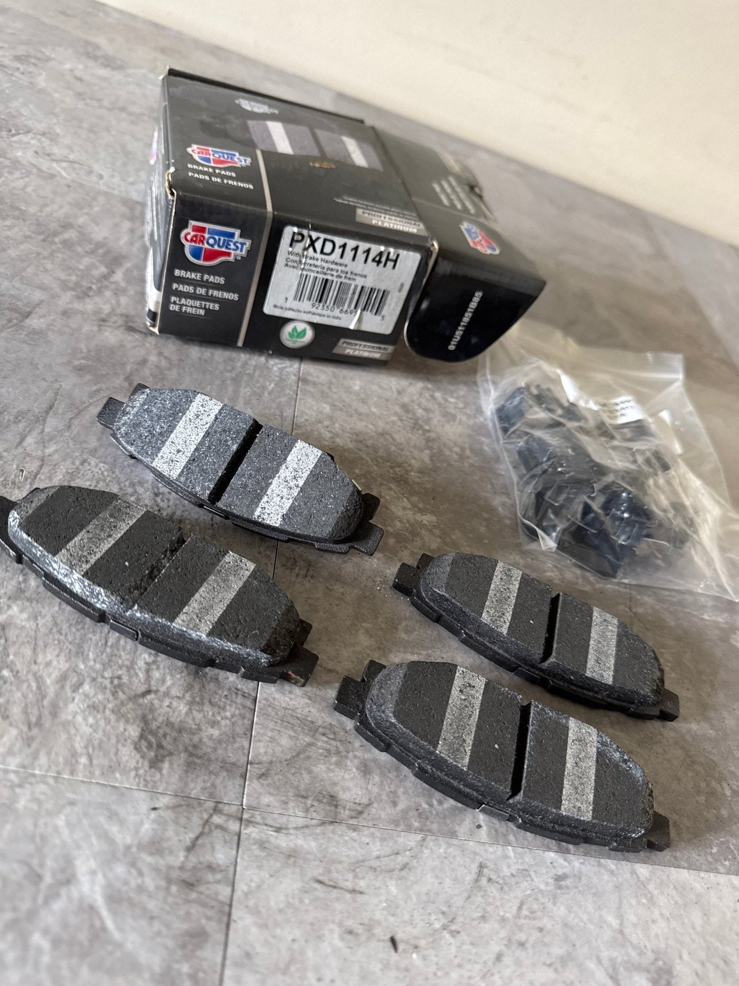 05-23 Subaru REAR Disc Brake Pad Set CARQUEST PXD1114H
