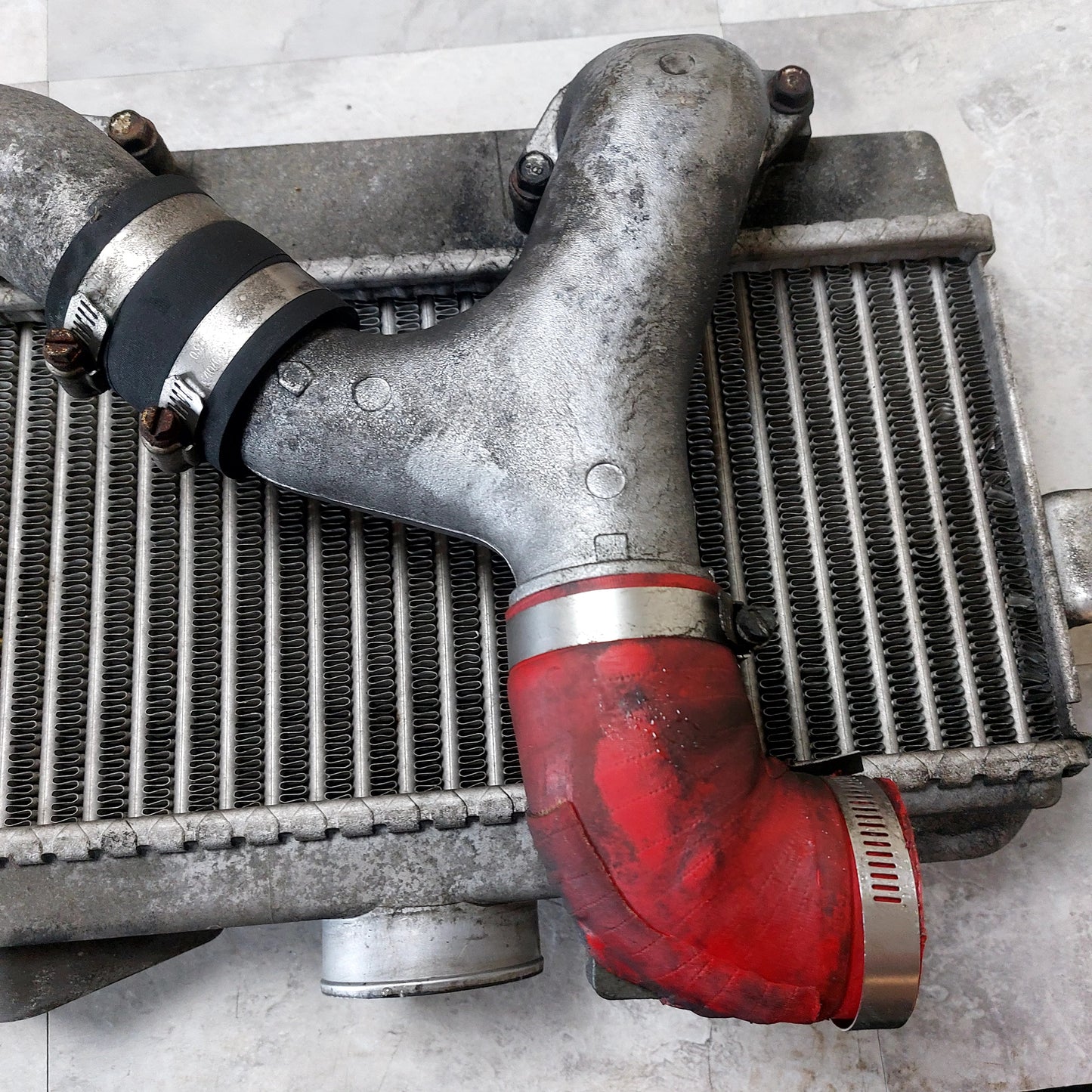OEM 2004-2007 Subaru Impreza WRX STi Top Mount Intercooler
