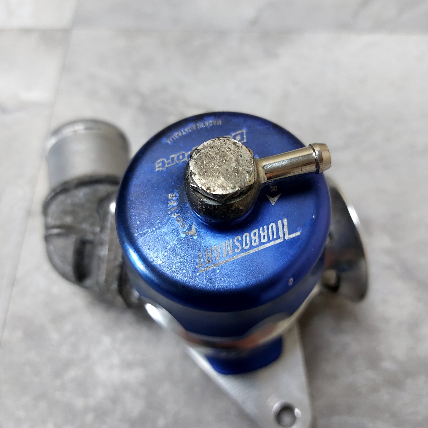 TurboSmart BOV Blow Off Valve Dual Port Uni 38mm-Blue
