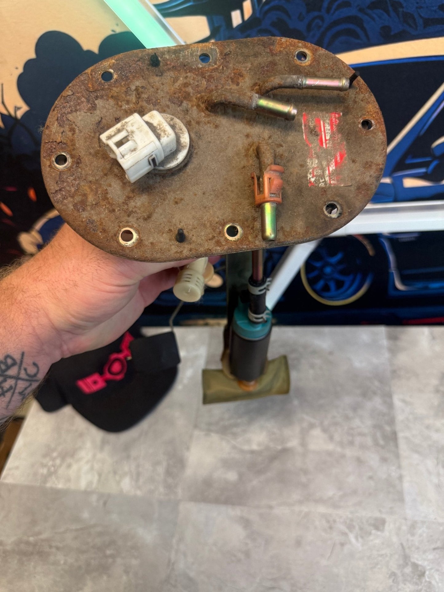 2002 Bugeye WRX OEM Fuel Pump Hanger with AEM 340 LPH Pump