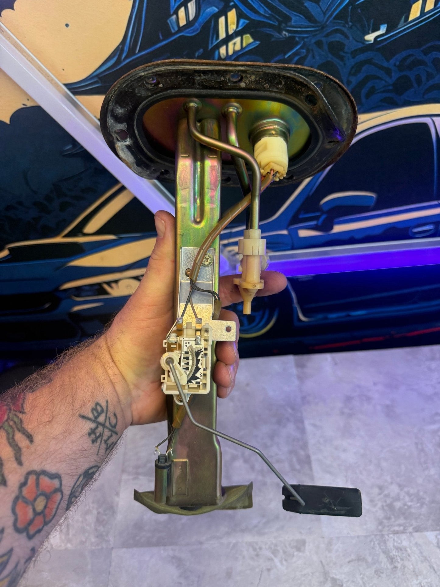 2002 Bugeye WRX OEM Fuel Pump Hanger with AEM 340 LPH Pump