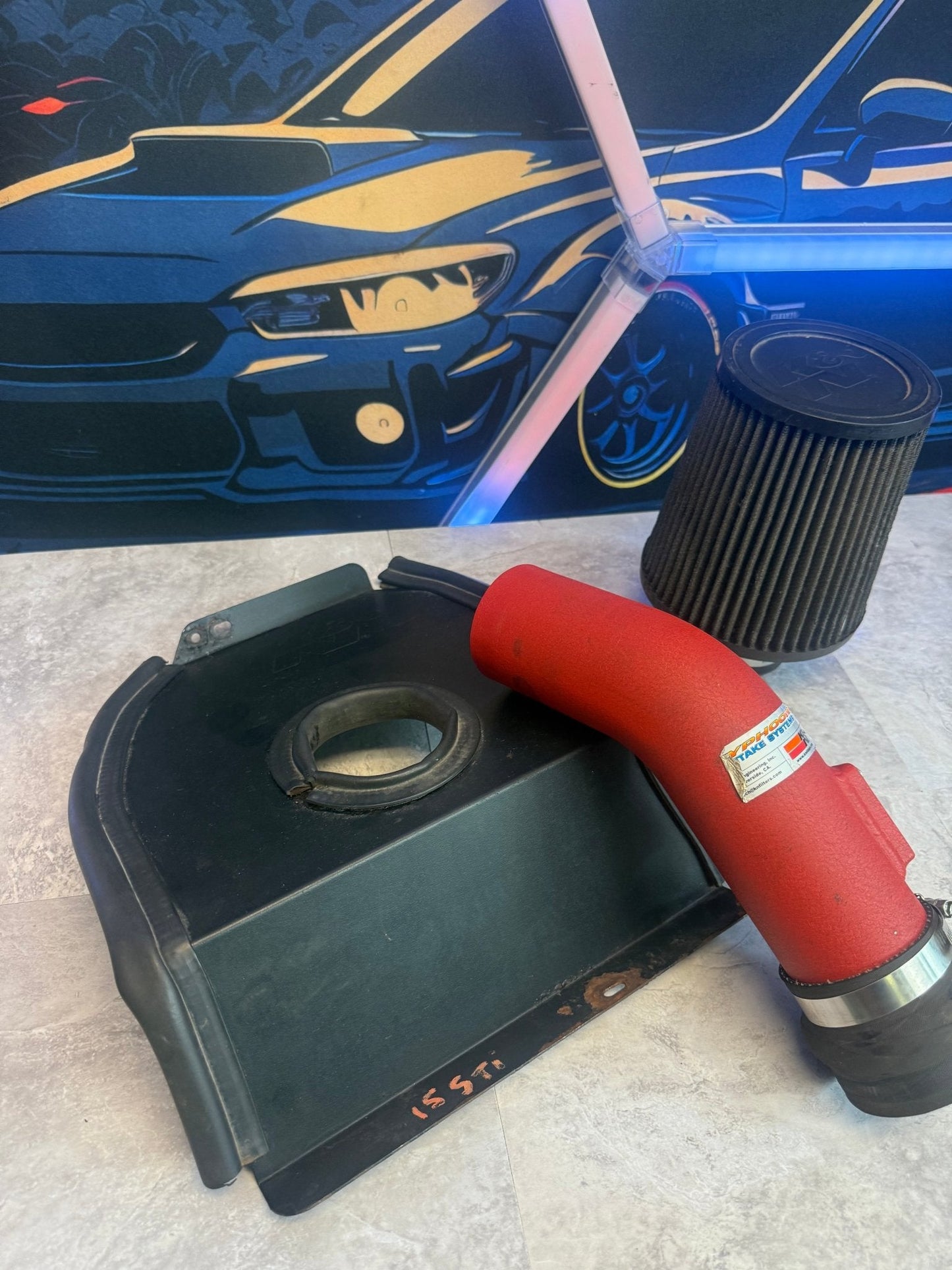 K&N Cold Air Intake / High - Flow Aluminum Tube Subaru STi 2015-2021 ej257