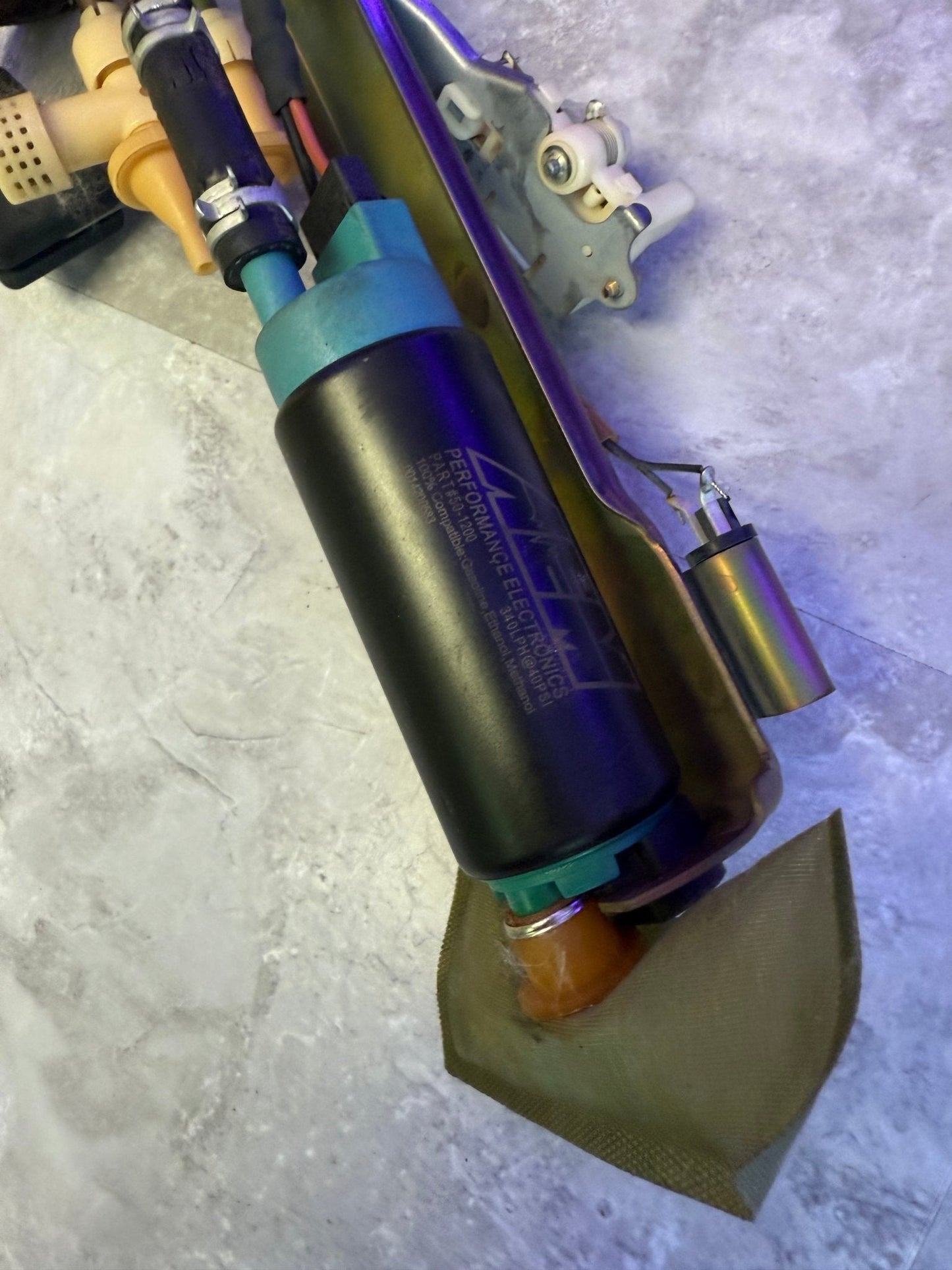 2002 Bugeye WRX OEM Fuel Pump Hanger with AEM 340 LPH Pump