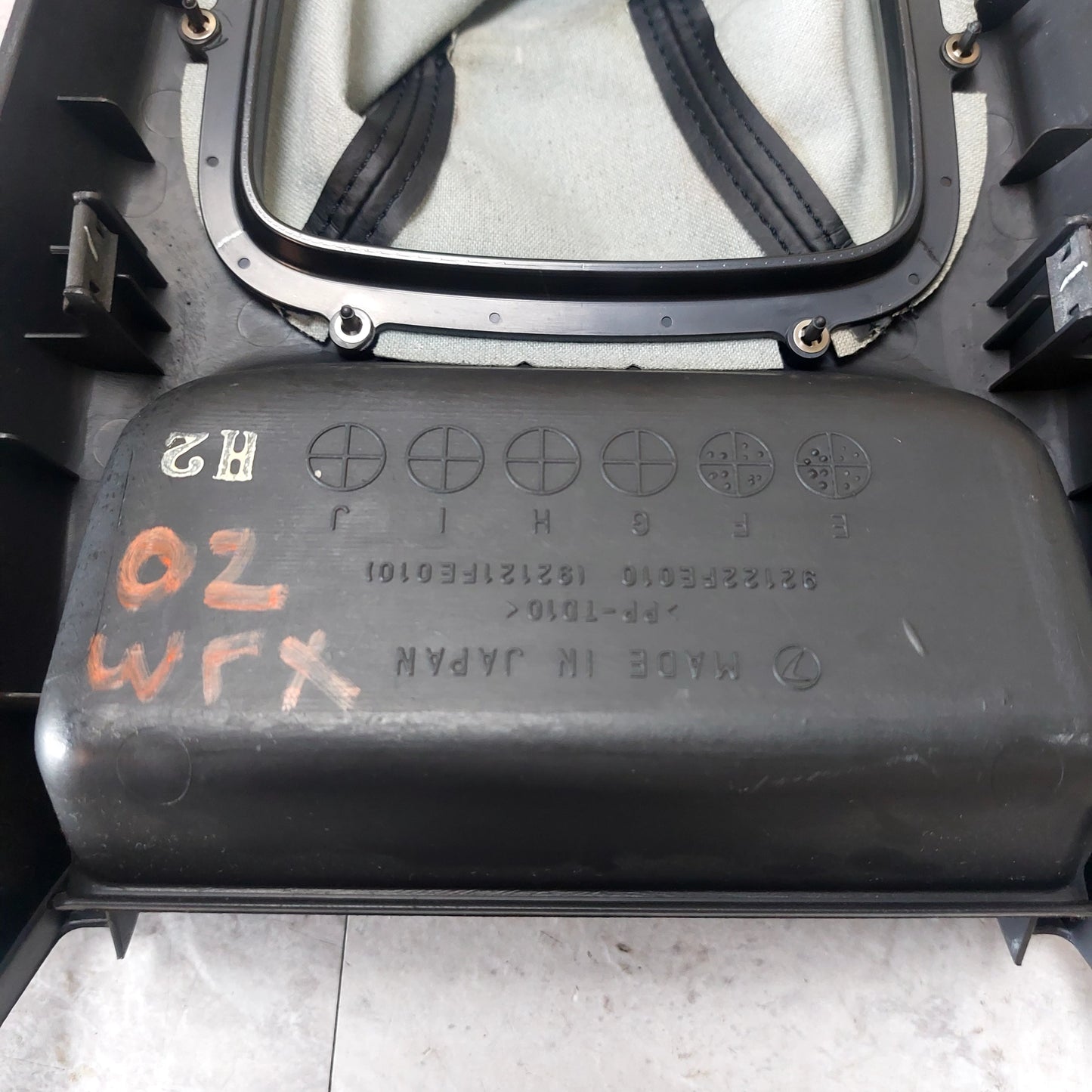 OEM 2002-2004 Subaru WRX Cover Console Box Shifter Trim 92122FE010