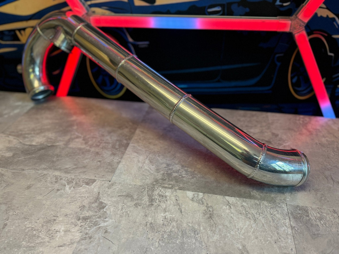 2015-2021 Subaru STi blow off valve pipe for ETS front mount intercooler & process west street intake manifold