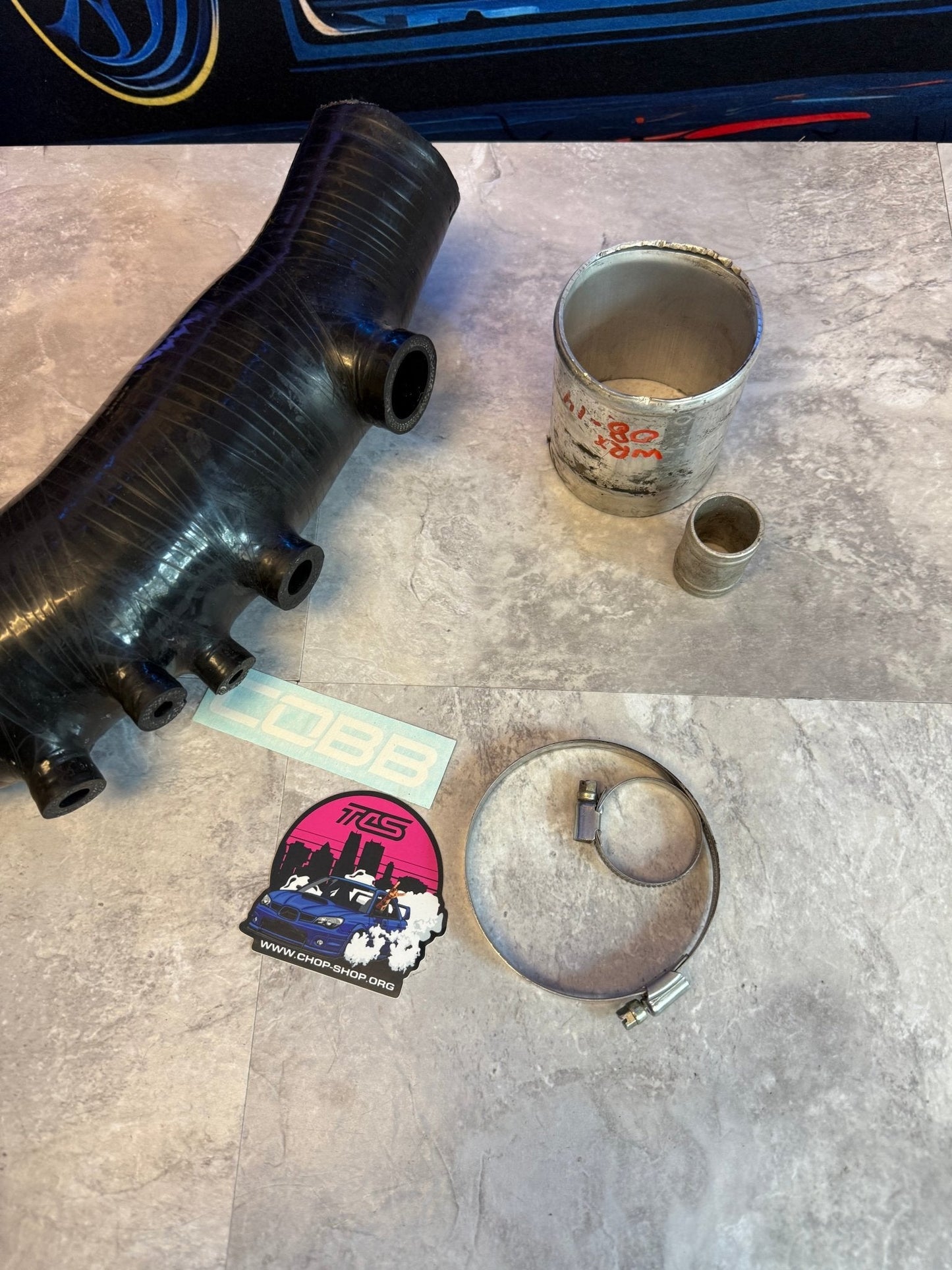 Cobb tuning silicone turbo inlet 2008-2014 wrx 2.4” legacy gt forester xt