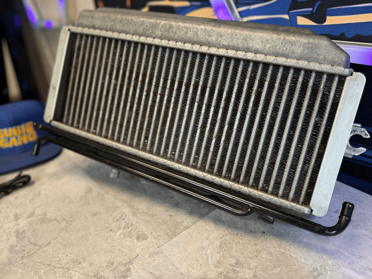 OEM Subaru STi tmic TOP MOUNT INTERCOOLER mishimoto couplers wrx speed density included
