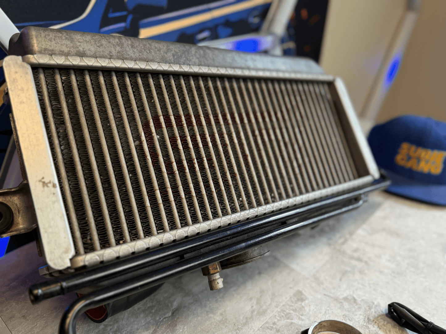 OEM Subaru STi tmic TOP MOUNT INTERCOOLER mishimoto couplers wrx speed density included