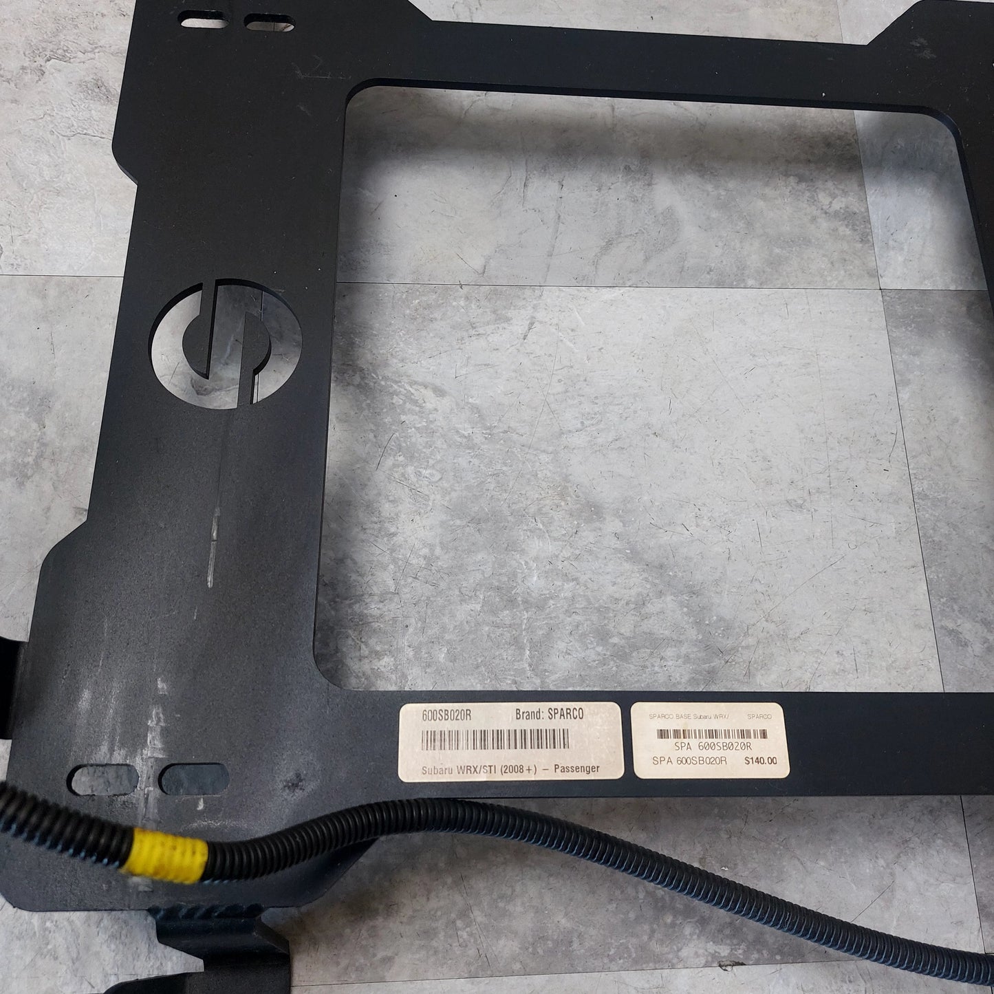 Sparco 600 Series Seat Base Passenger Side for 2008-2014 IMPREZA - 600SB020R