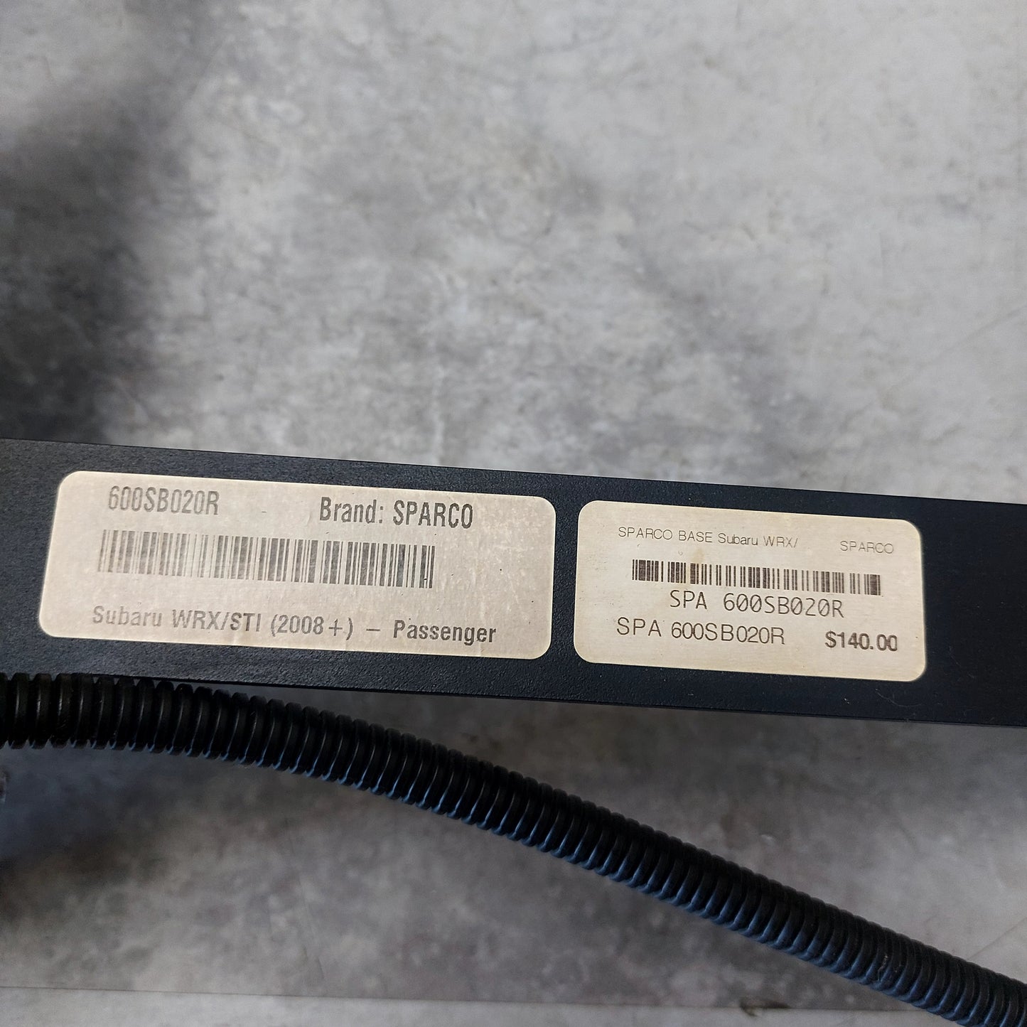 Sparco 600 Series Seat Base Passenger Side for 2008-2014 IMPREZA - 600SB020R