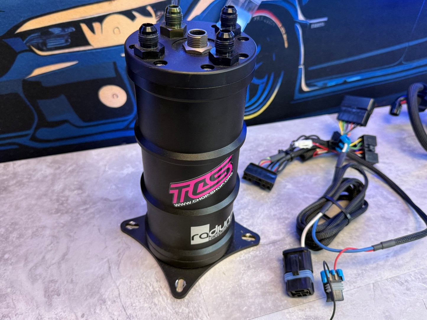 Radium Surge Tank Subaru STi 2015-2021 AEM 340 Pump & I Wire Kit
