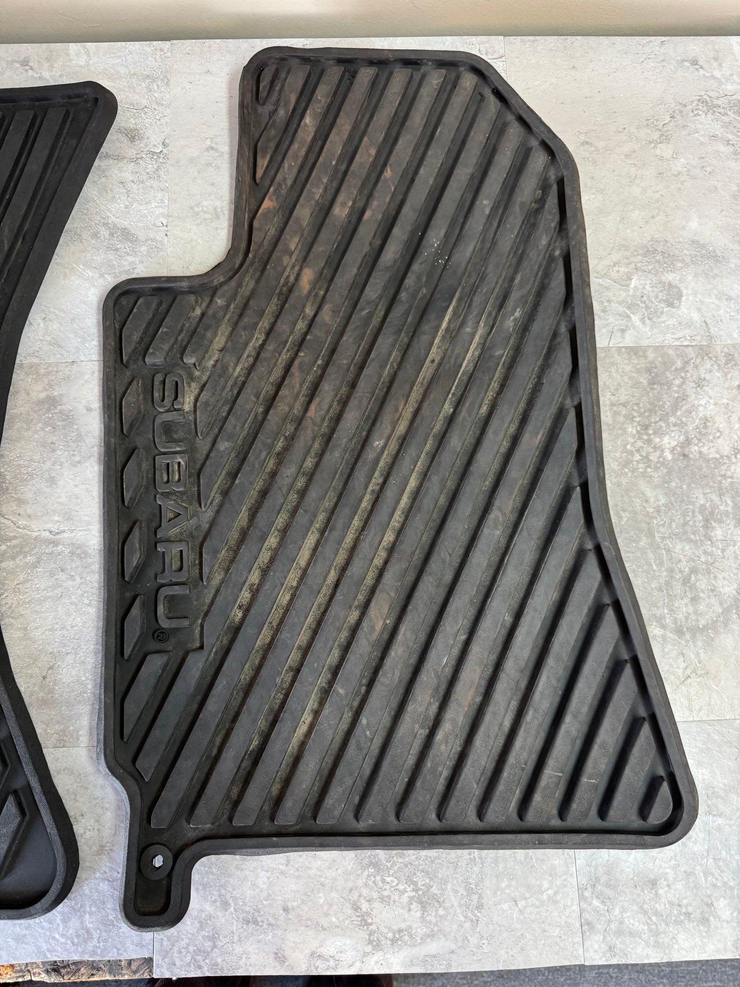 OEM Floor Mat Driver And Passenger Front For 03-08 Subaru Forester