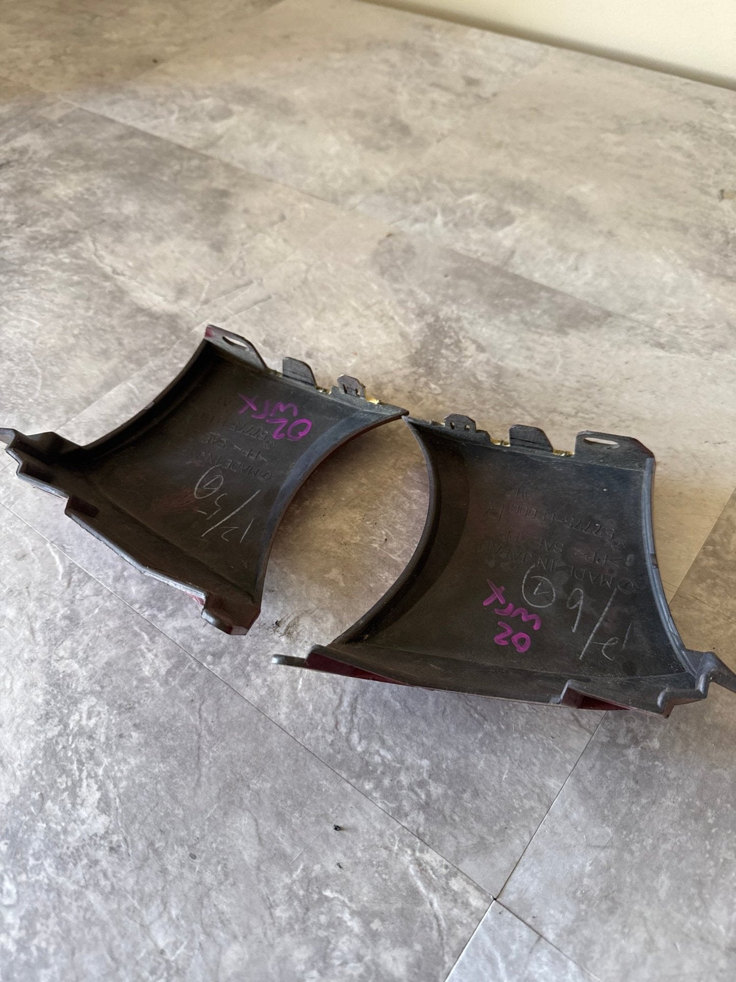 Grille Bumper Cover Corners 02-03 Subaru Impreza Outback WRX SRP (Sedona Red Pearl)