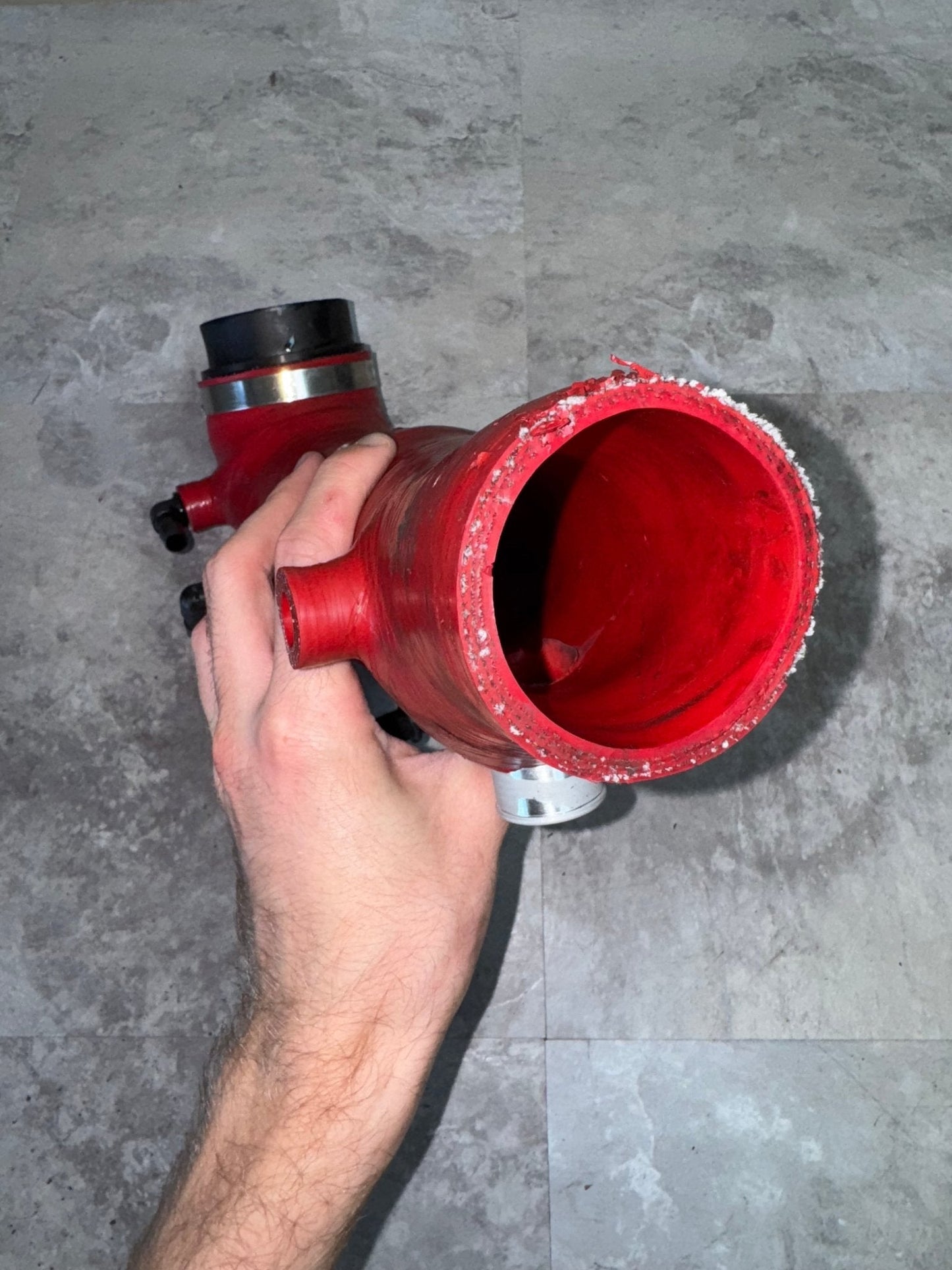 Perrin Turbo Inlet For 02-07 Subaru WRX/04-21 STI/04-08 Forester XT (Red)