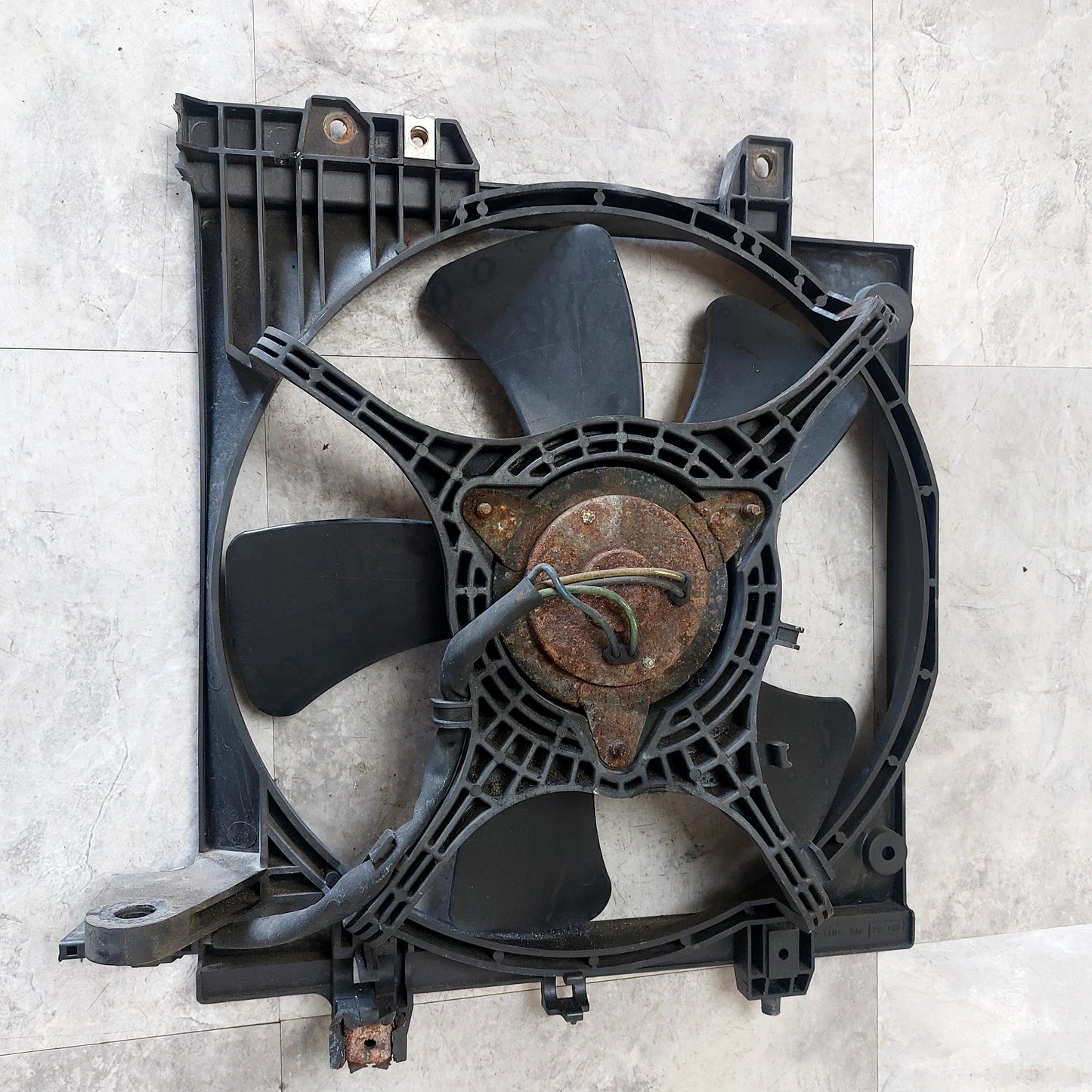 OEM 02-03 Subaru WRX LH Radiator Cooling Fan Assembly