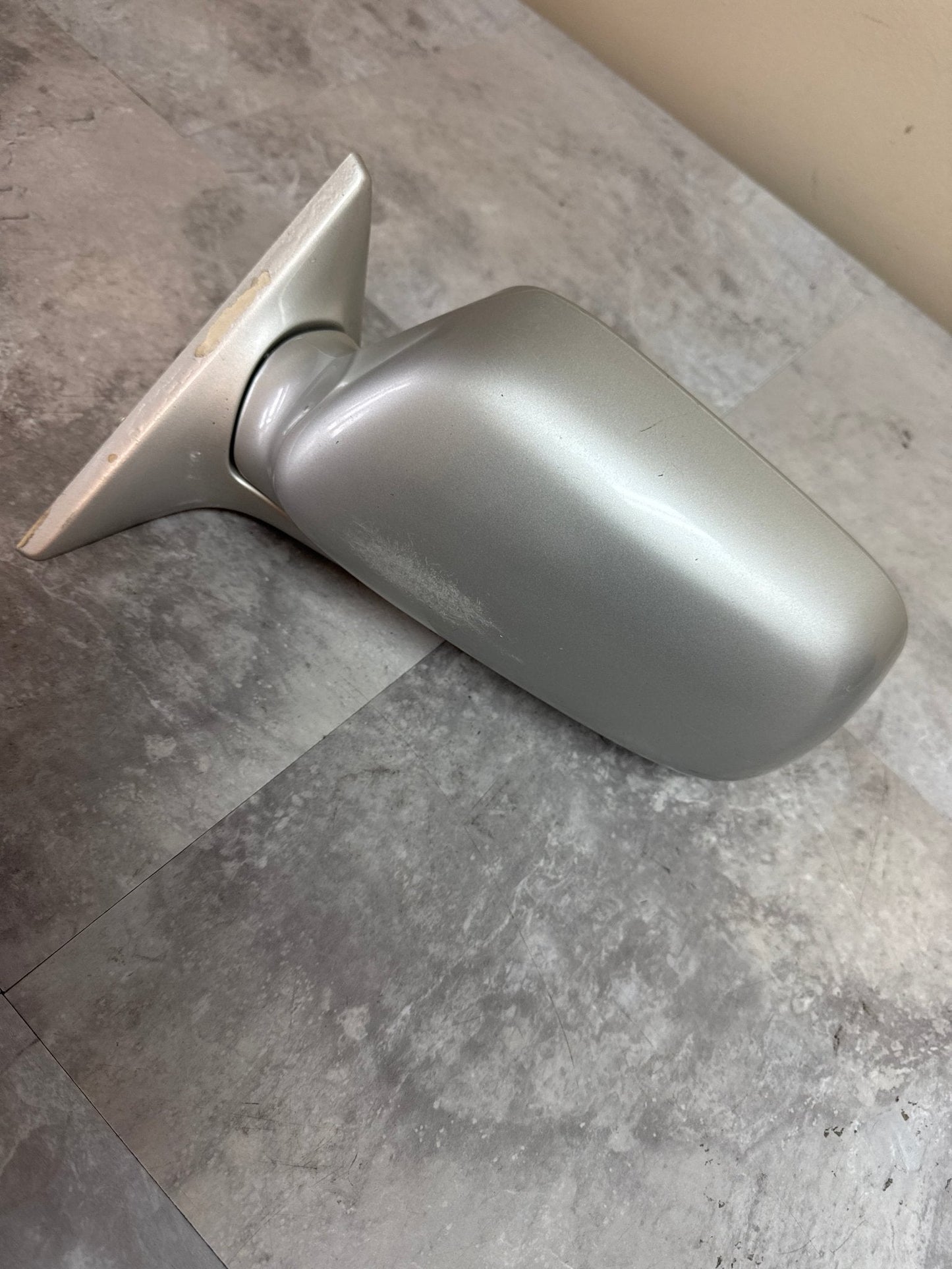1998-2001 SUBARU IMPREZA 2.5 RS GC8 LH SIDE MIRROR DRIVER SIDE SILVER OEM