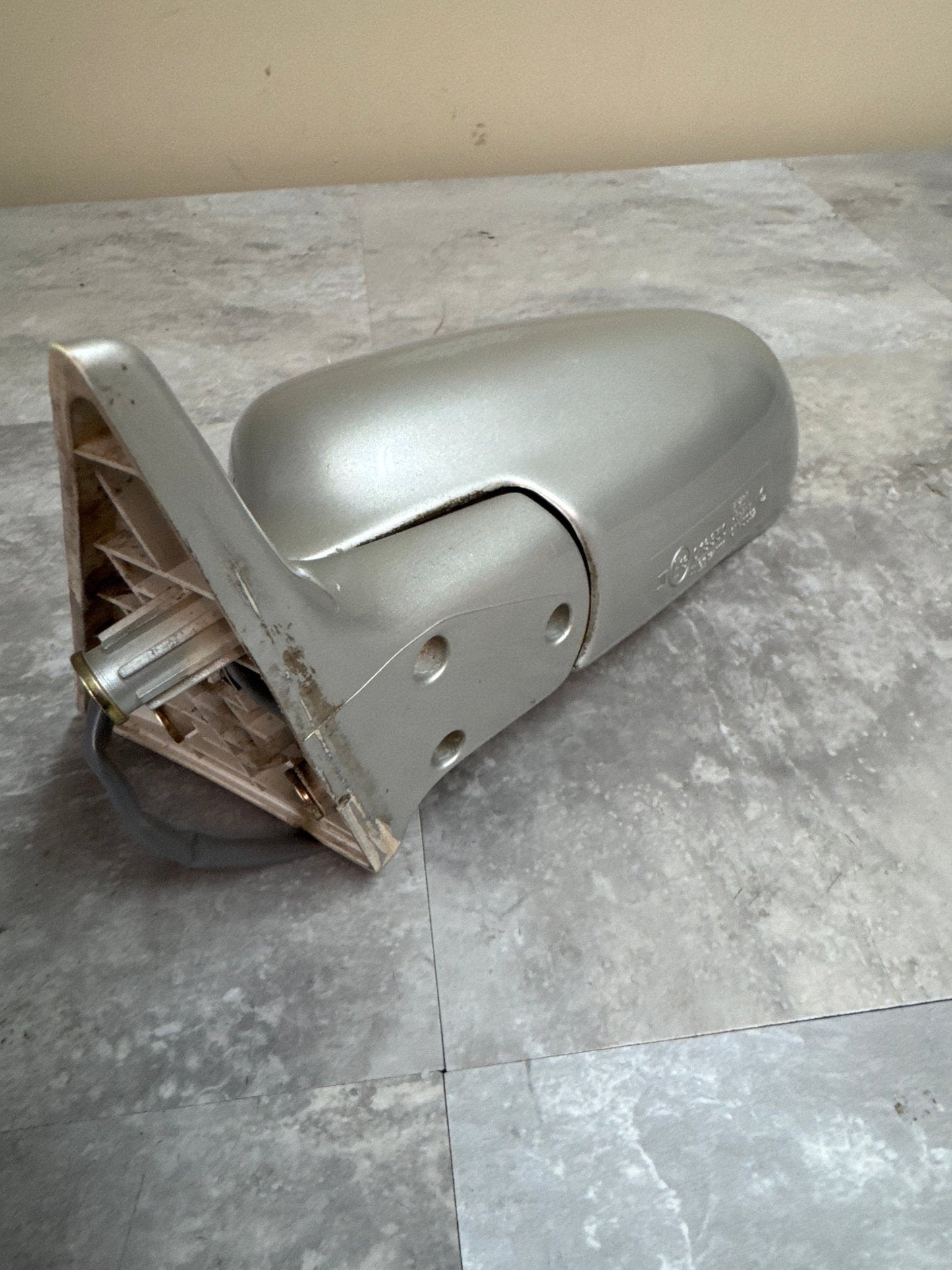 1998-2001 SUBARU IMPREZA 2.5 RS GC8 LH SIDE MIRROR DRIVER SIDE SILVER OEM