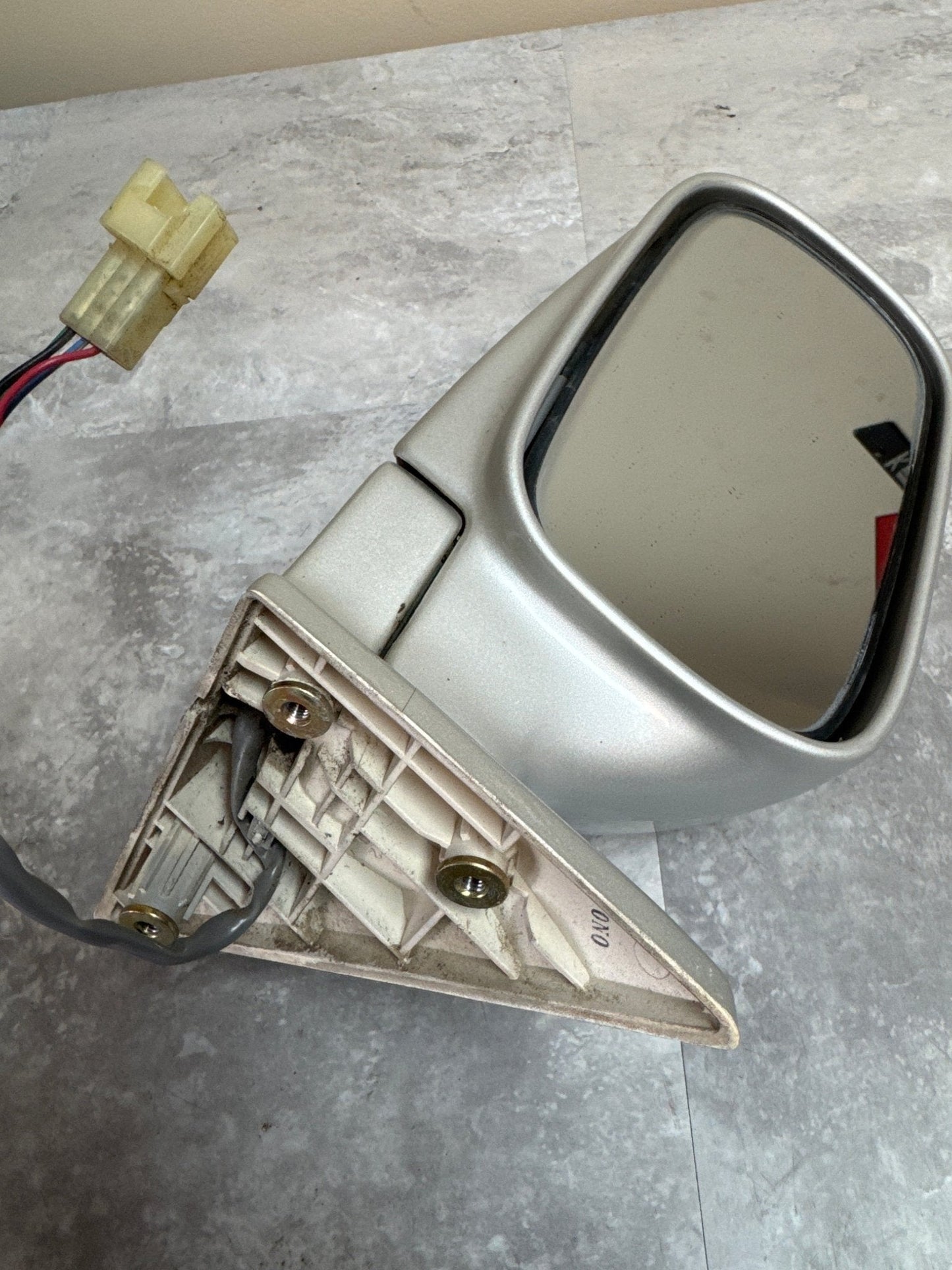 1998-2001 SUBARU IMPREZA 2.5 RS GC8 LH SIDE MIRROR DRIVER SIDE SILVER OEM