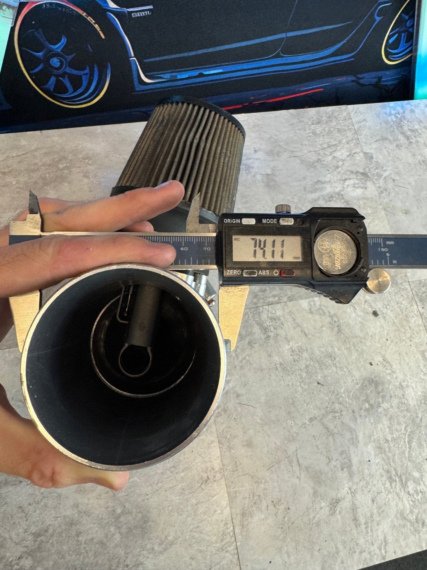 Unbranded Cold Air Intake With Box For 02-07 Subaru Impreza WRX With MAF