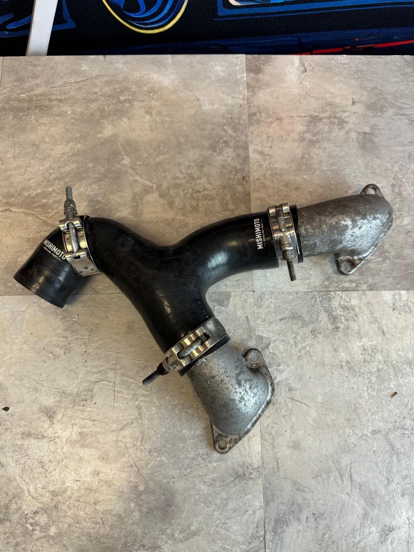 Subaru Intercooler Y-Pipe With Mishimoto Silicone Hose For Subaru 02-07 WRX