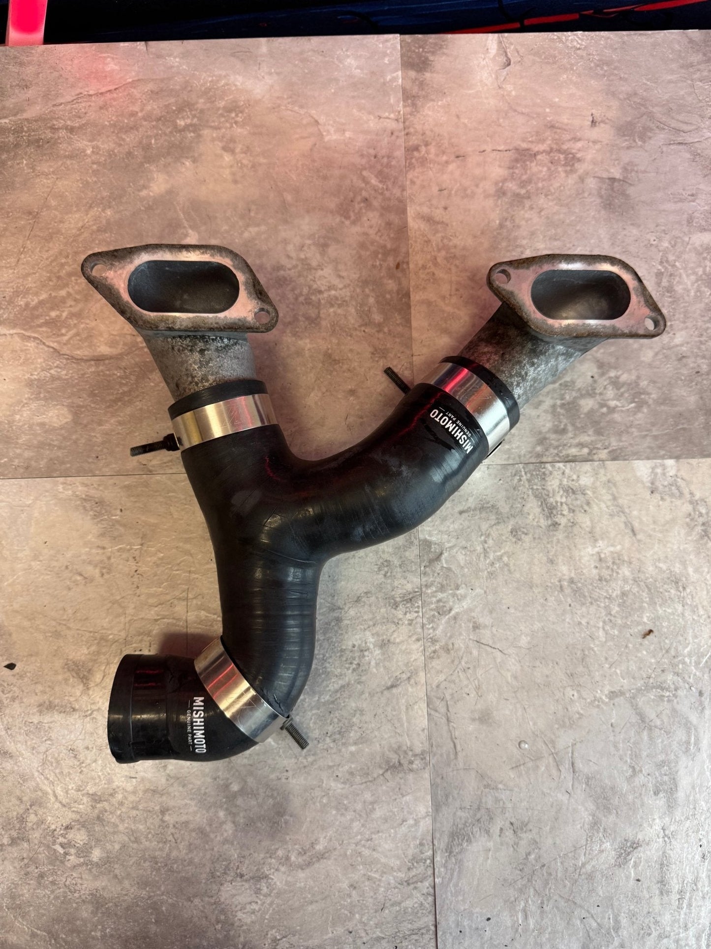 Subaru Intercooler Y-Pipe With Mishimoto Silicone Hose For Subaru 02-07 WRX