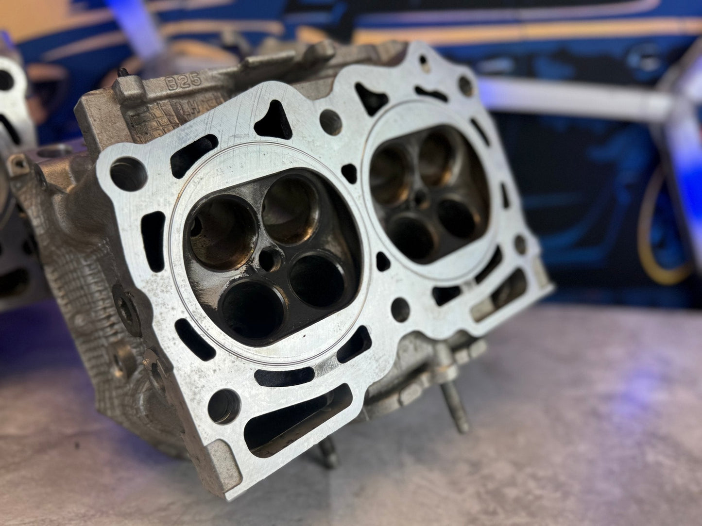 CNC Port&Polish IAG Built Subaru STi & WRX B25 Cylinder Heads 14 MM O-Ringed