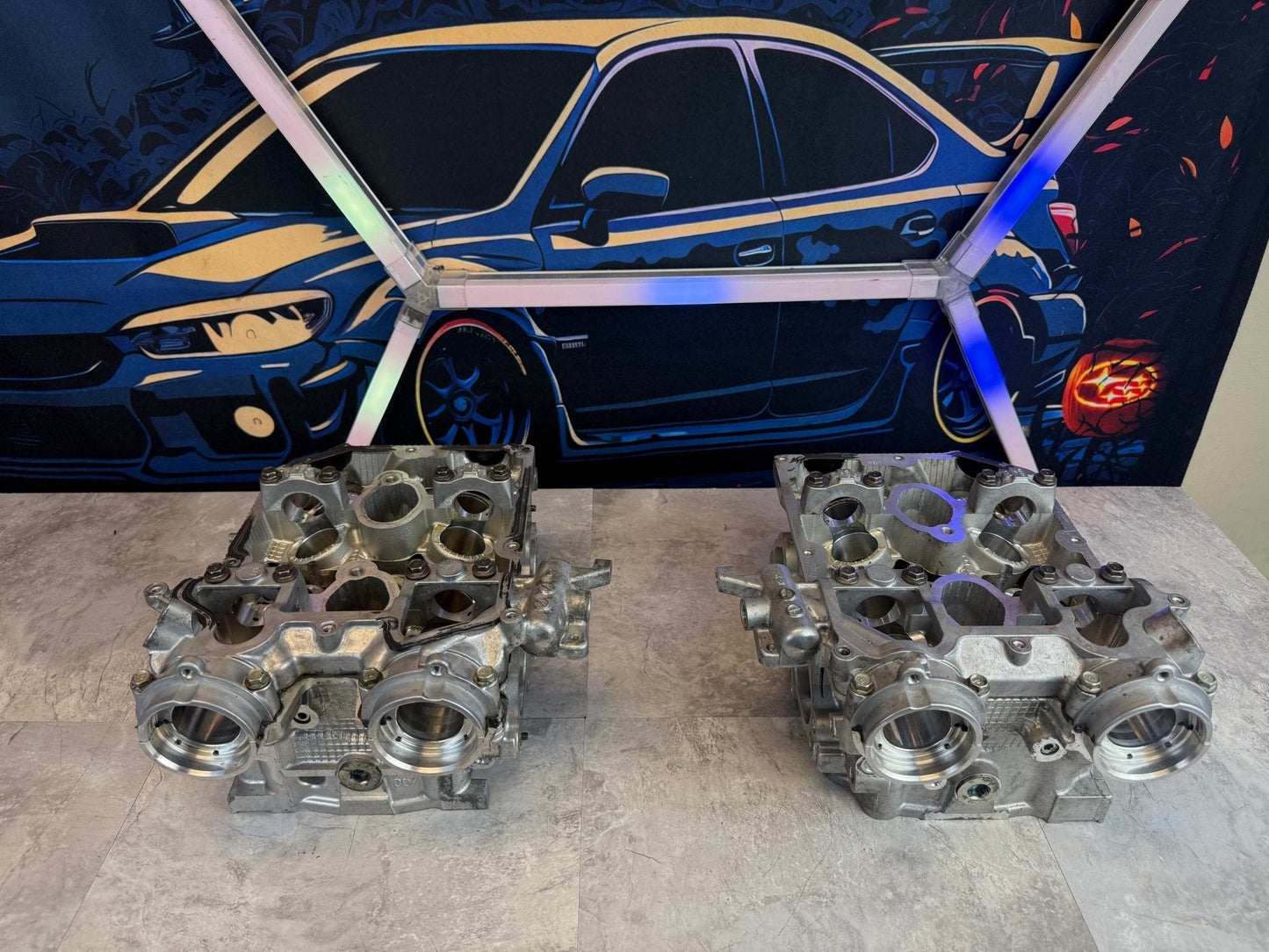 CNC Port&Polish IAG Built Subaru STi & WRX B25 Cylinder Heads 14 MM O-Ringed