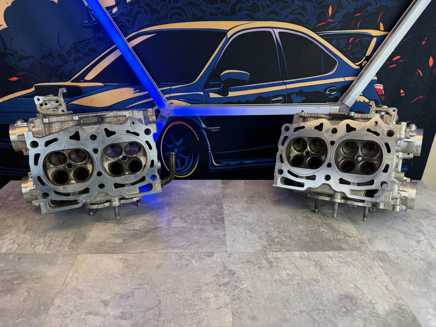 CNC Port&Polish IAG Built Subaru STi & WRX B25 Cylinder Heads 14 MM O-Ringed