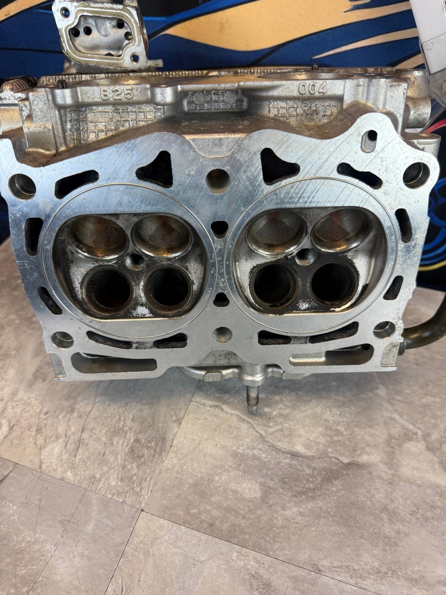 CNC Port&Polish IAG Built Subaru STi & WRX B25 Cylinder Heads 14 MM O-Ringed