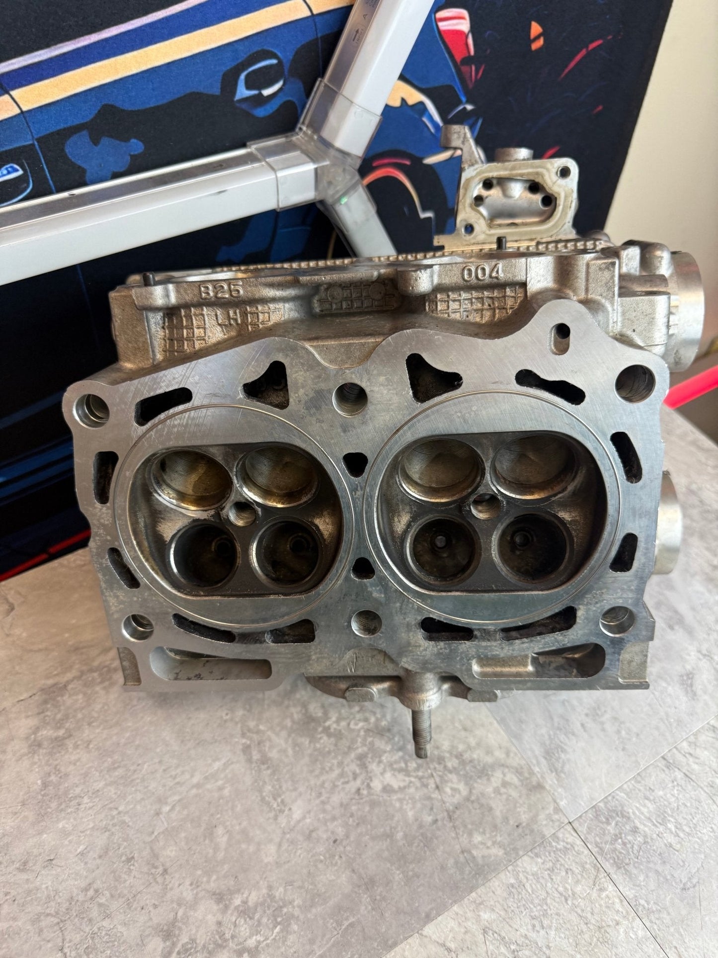 CNC Port&Polish IAG Built Subaru STi & WRX B25 Cylinder Heads 14 MM O-Ringed