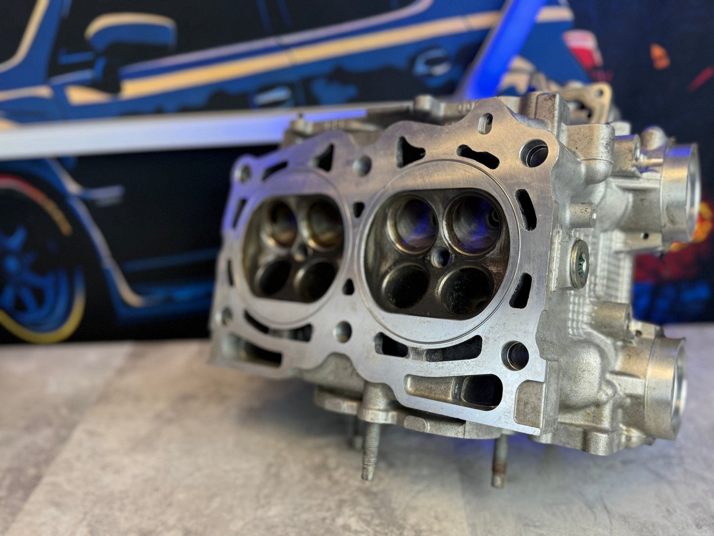 CNC Port&Polish IAG Built Subaru STi & WRX B25 Cylinder Heads 14 MM O-Ringed