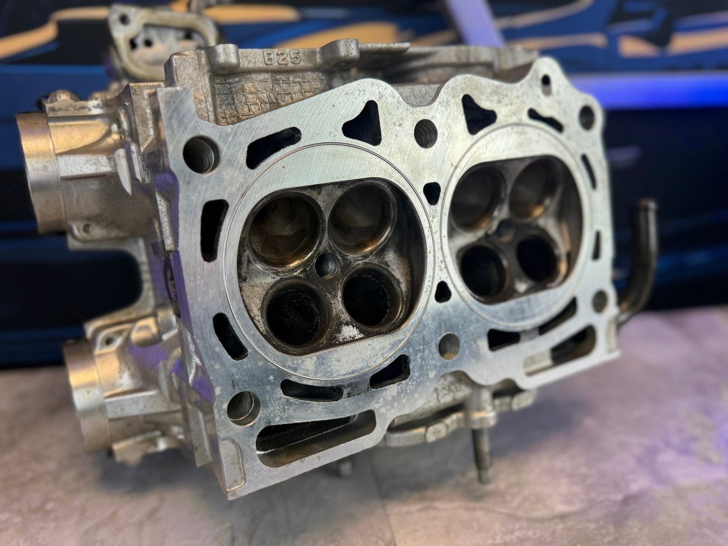 CNC Port&Polish IAG Built Subaru STi & WRX B25 Cylinder Heads 14 MM O-Ringed
