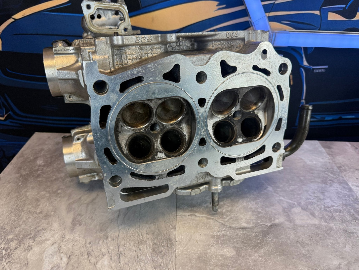 CNC Port&Polish IAG Built Subaru STi & WRX B25 Cylinder Heads 14 MM O-Ringed