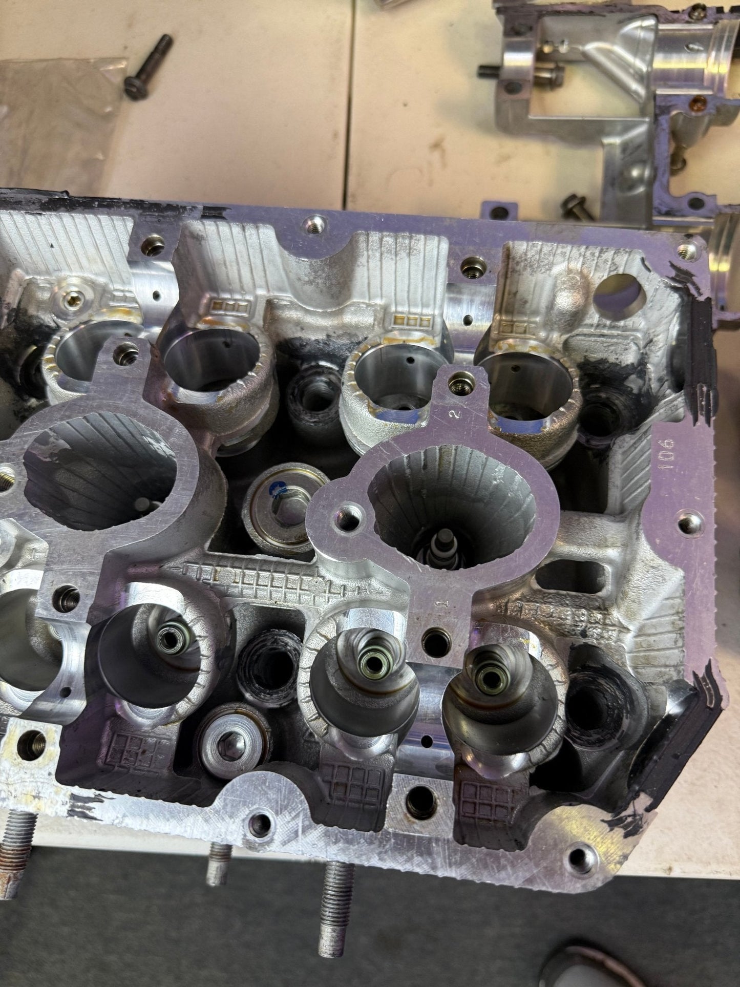 CNC Port&Polish IAG Built Subaru STi & WRX B25 Cylinder Heads 14 MM O-Ringed
