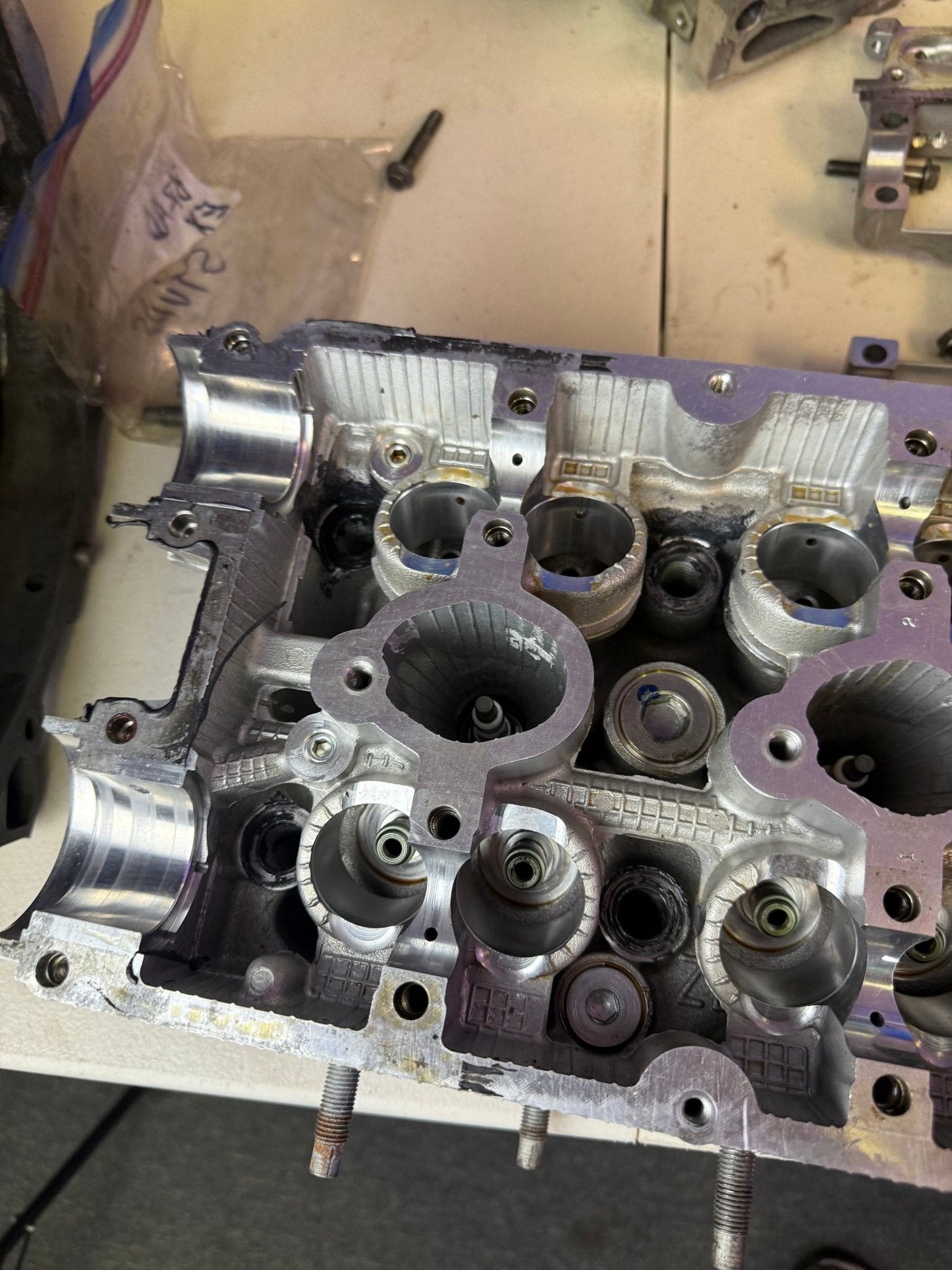 CNC Port&Polish IAG Built Subaru STi & WRX B25 Cylinder Heads 14 MM O-Ringed